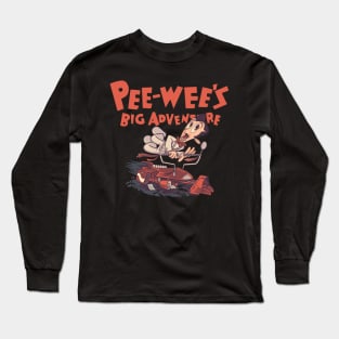 Pee-Wee's Adventure Long Sleeve T-Shirt